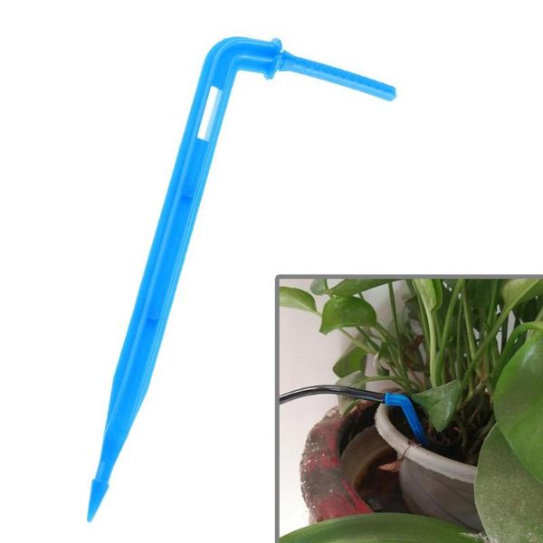 

50pcs/lot water saving curved bend arrow drip head emitter plants irrigation micro dripper greenhouse garden fittings