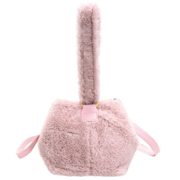 

2019 new women simple waist bags fashion corduroy hairy shoulder bag solid chest bag female phone pouch for kids