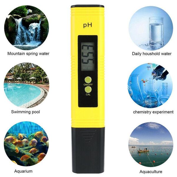 

lcd digital ph tester meter pen aquarium pool water wine urine ph-2 ph-02 protable pen type ph meters pens ing