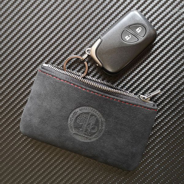 

1X AMG Логотип Матовая кожа Apple Tree Key Bag Кошелек Ключ Чехол для Mercedes Benz