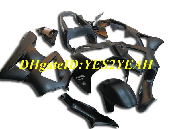 Kit carenatura per stampaggio iniezione personalizzato per Honda CBR900RR 929 00 01 CBR 900RR CBR900 2000 2001 Set carenature nero opaco ABS + Regali HZ29