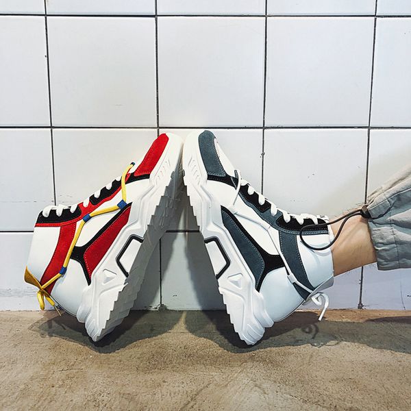 

ing black white casual shoe for mens womens red men platform sneakers leather sport shoes lace up outdoor runner trainer walking shoes