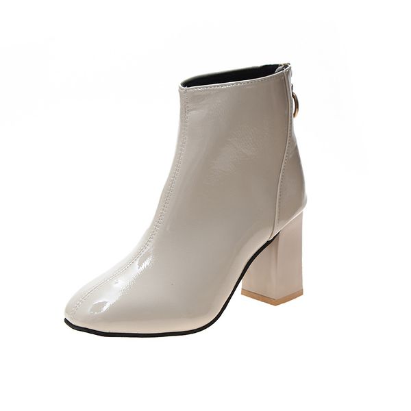 

new high-heeled fashion women boots shoes ankle boots short ankle high-heel fashion pointed europe shoes woman s11-46, Black