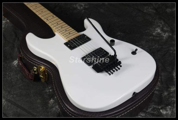

2019 sell chavl electric guitar z-ws3 fr bridge white color maple neck standard size