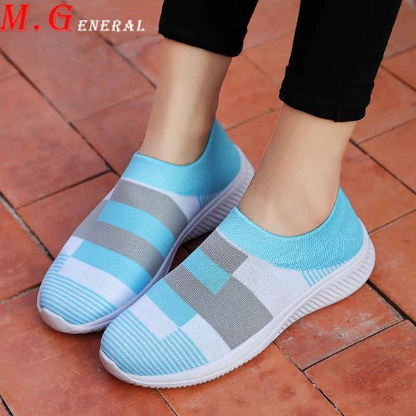 

summer running shoes for women mesh breathable sneakers women's sports shoes comfortable sock women shoe outdoor walking new q24