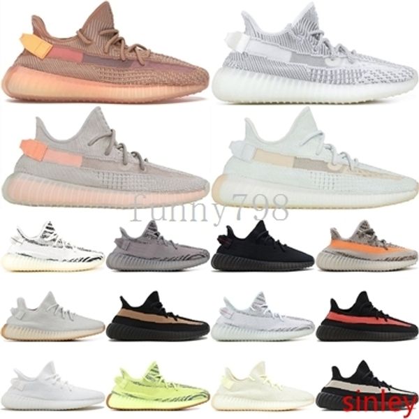 

with ]2019 v2 zebra static breds ored seasam frozen yellow 2.0 kanye west 3m reflective shoes men women designer sneakers