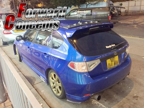 

for carbon fiber 08-14 impreza wrx gr gh roof spoiler vortex generator