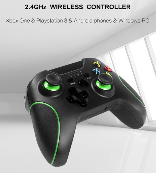 

для xbox one ps3 pc android 2,4 ггц беспроводной игровой контроллер, пульт дистанционного управления геймпад джойстике, консоли джойстиков