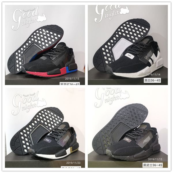 

2020 nmd r1 xr1 v2 triple black blue red running shoes for men pharrell williams sneakers designer womens sport shoes fashion size 36-45