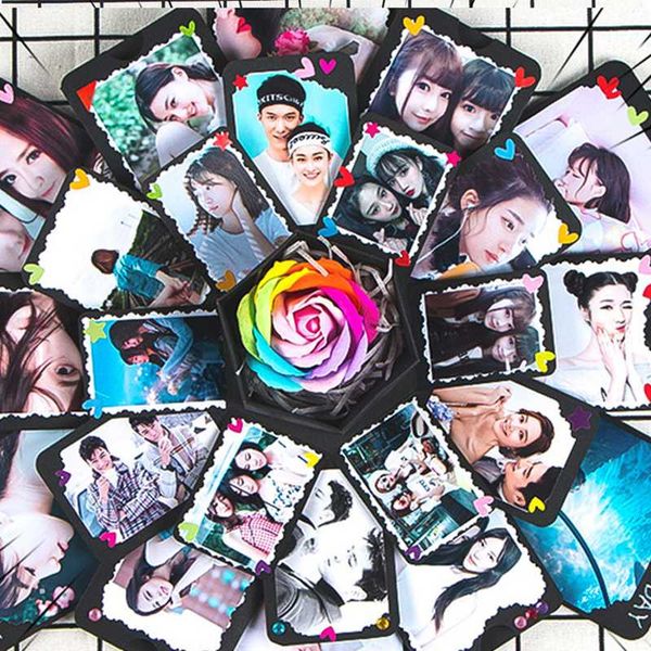 

valentine' gift box surprise love explosion box anniversary scrapbook diy p birthday gift for lovers cajas sorpresa