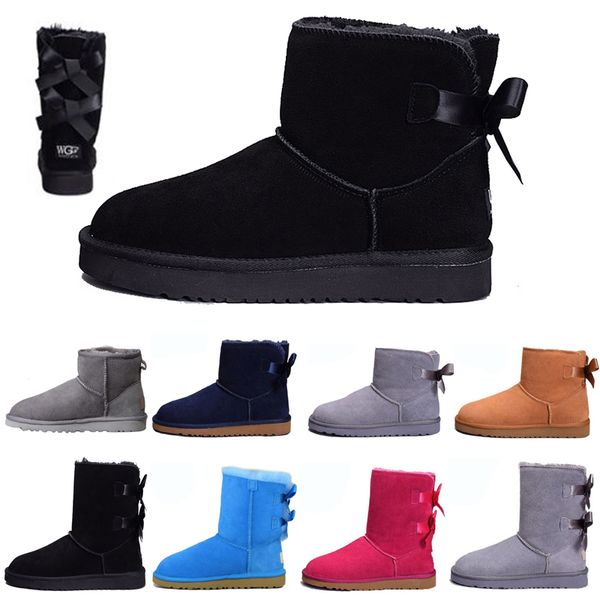 

navy boots snow fashion classic style grey ankle boots two bows black khaki navy high coffee blue boots womens girl shoes