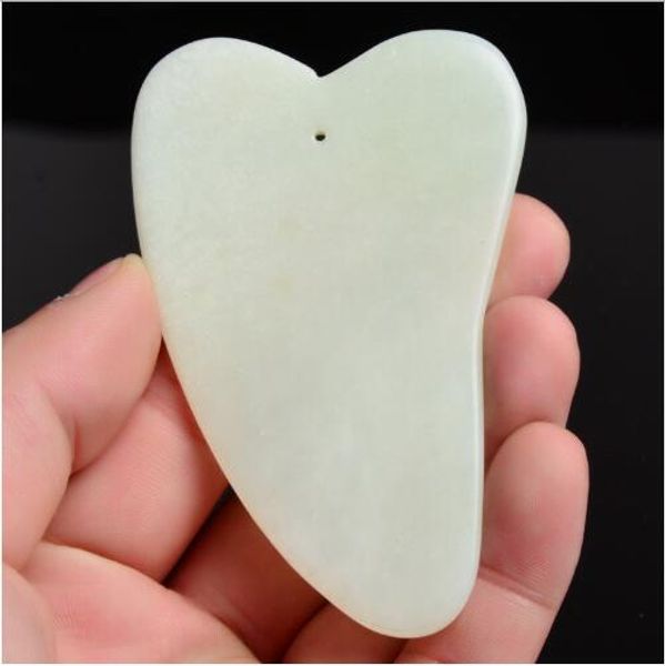 

natural jade stone guasha gua sha board back massage full body relaxation anti-wrinkle facial massagers health care