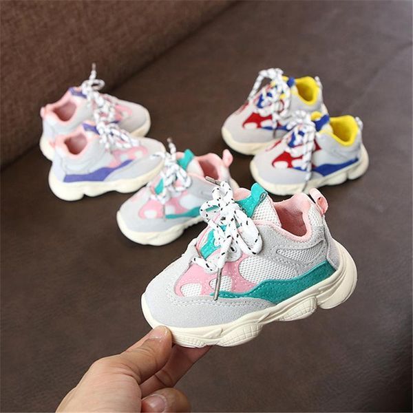 

2019 осень девочка мальчик малыш младенческой повседневная кроссовки мягкое дно удобные шить цвет дети кроссовки