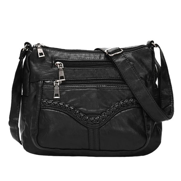 

bags for women black casual wild messenger shoulder bag woman travel handbag bolso mujer feminina sac main femme mochila#40