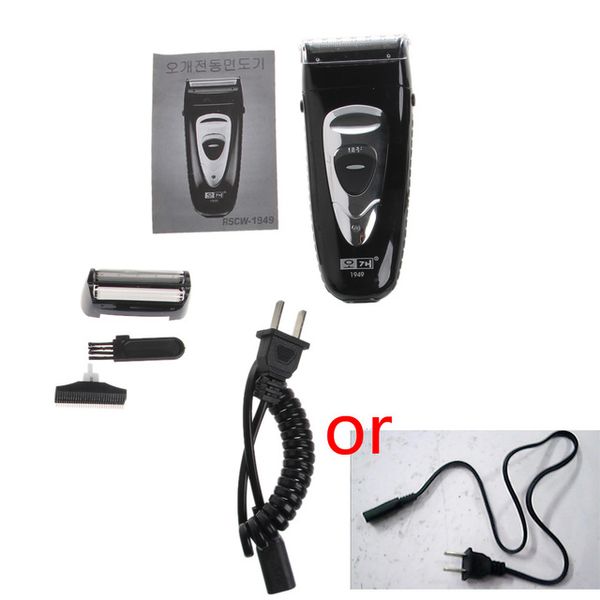 

new recortadora afeitadora 1pc men's rechargeable cordless electric hair razor facial shaver groomer trimmer high quality