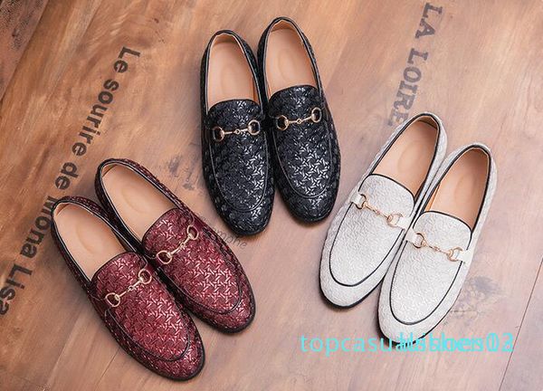 

new mens shoes mens loafers stylist metal button coloursmens designer shoes men loafers 38-45 t13, Black