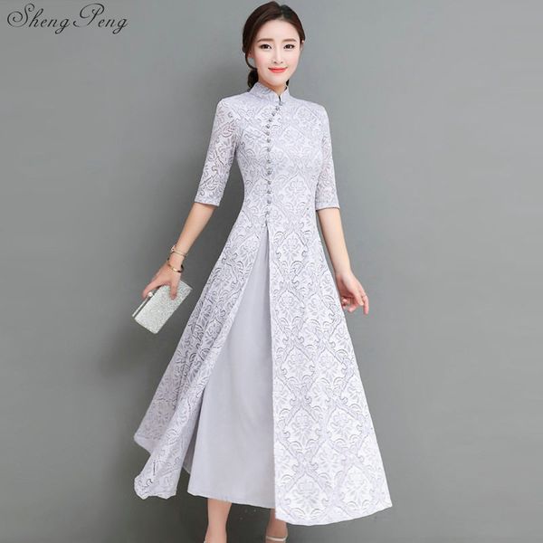 

2018 summer women elegant retro chinese traditional dress silk cotton cheongsam female lady wedding casual design qipao cc553, Red
