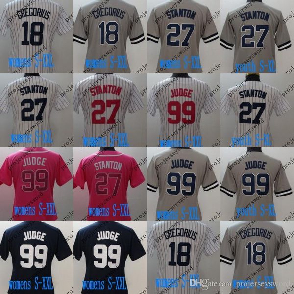 

Lady and Youth New York Jersey 18 Didi Gregorius 25 Gleyber Torres 27 Giancarlo Stanton 99 Aaron Judge Baseball Jerseys Cheap