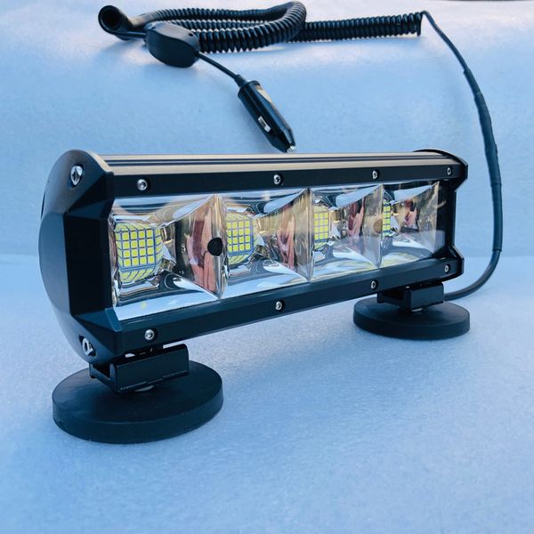 

192w high power offroad led light bar white-flood machinery work light 4x4 car truck headlight auto snow rescue search camp lamp