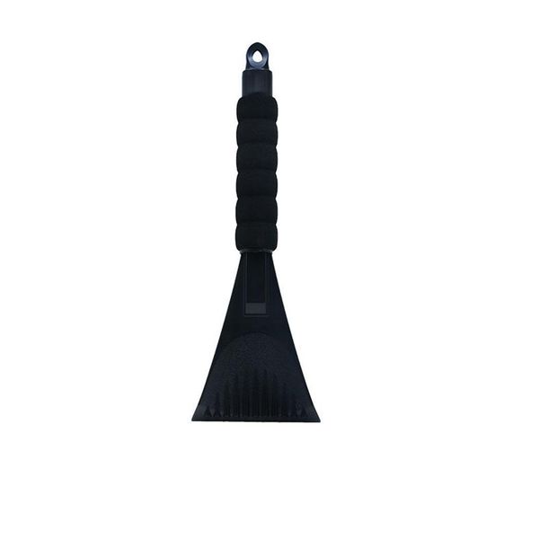 

portable car sponge handle windshields ice 105g shovel 18.5cm/7.3inch snow scraper brush black, red tool