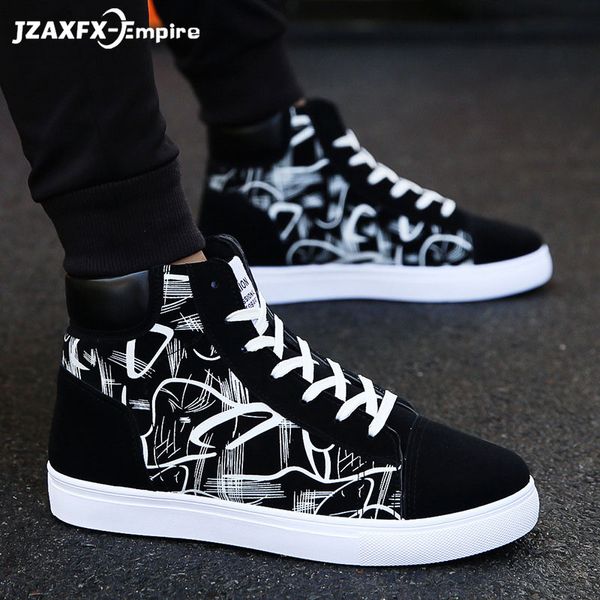 

super spring and autumn men boots comfortable quality high shoes men new casual shoes botas breathable masculinas, Black