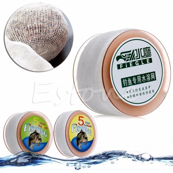 

new1pc 5m pva mesh 25/37/44mm refill carp fishing stocking boilie rig bait bags yhq