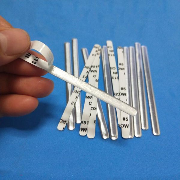 

100шт алюминиевой переносицы ленты diy ручной делая маски восстановить защитную маску рот аксессуары новое прибытие, Black