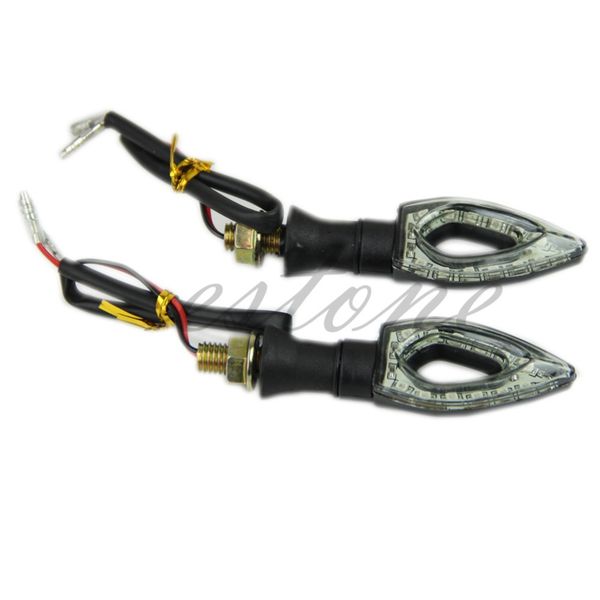 

2x universal motorcycle 12 led indicators blinker amber light