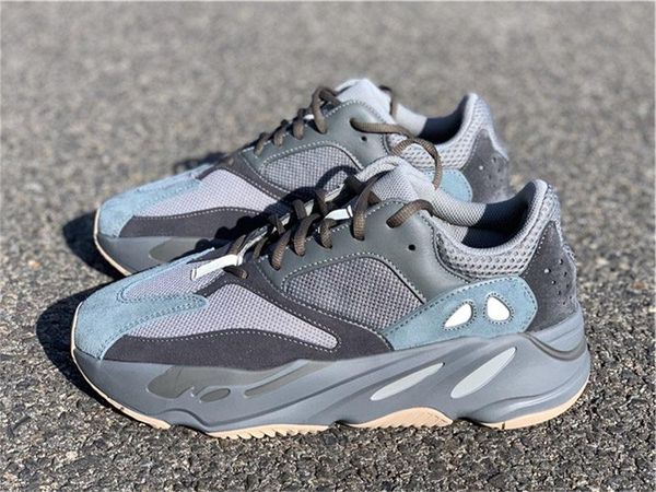 

2019 originals 700 carbon blue wave runner kanye west кроссовки человек женщины teal синий 3m светоотражающие аутентичные кроссовки с коробк, White;red