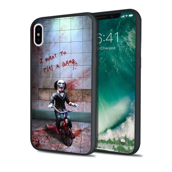 

capa horror art phone case for iphone 11 pro xs max xr 8 7 6s plus 5s se 5 case black soft silicone tpu cover.