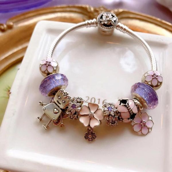 

lidu 100%925 silver diy bracelet delivery manufacturers wholesale, Golden;silver