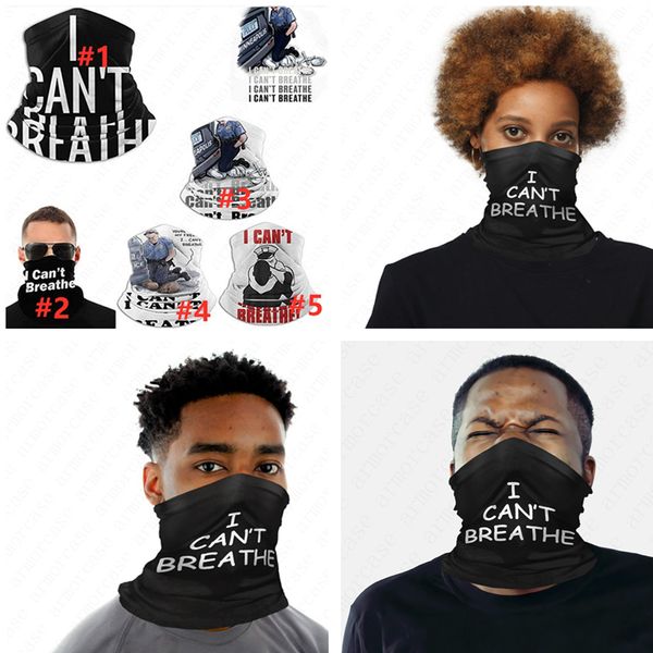 

designer multifunction mask i can't breathe riding mask magic scarf half face mask outdoor cycling turban neck scarf d6412, Black;white