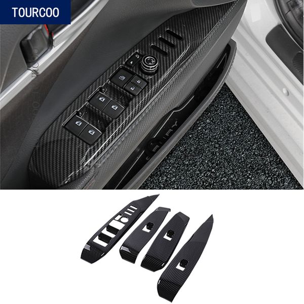 

for camry abs door window lift switch button cover trim panel stickers