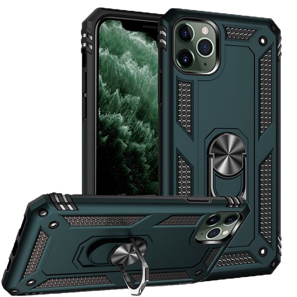 

luxury armor shockproof phone case for iphone 5 5s se xs max 11 pro xr x 7 8 6 6s plus full cover car magnetic ring bumper cases
