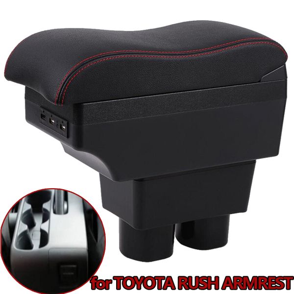 

for rush armrest car armrest box central store content box cup holder interior car-styling usb charging