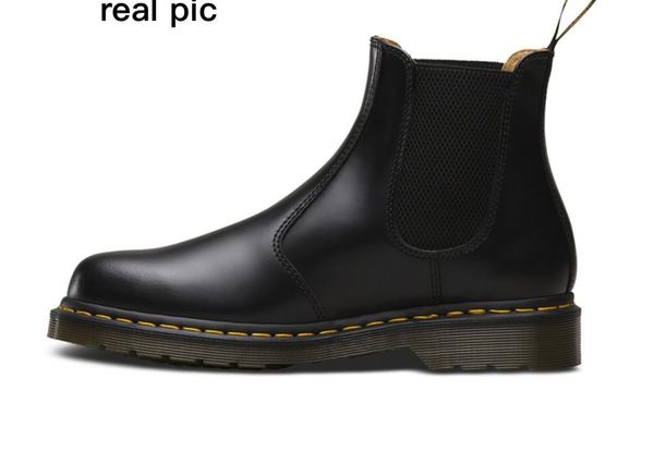 

высокое качество dr.marins 2976 сапог mrtin черного человек сапоги dr.martin 2976 черных сапог для человека первоначальной загрузки, Black