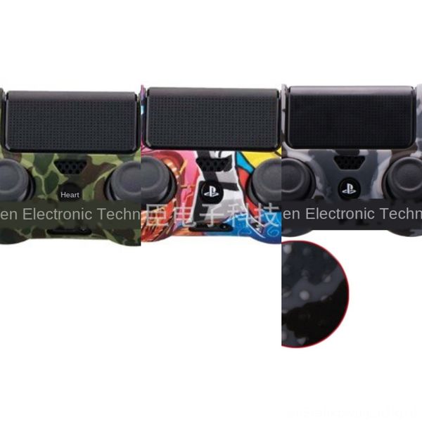 

9ccru syytech handle new variety camouflage pro silicone case non-slip controller protector cover for ps4 slim 2020