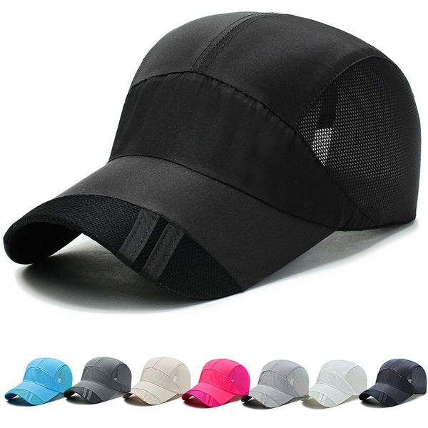 

men's designer hat wo summer thin fashionable quick-drying sun-shading baseball cap, Blue;gray