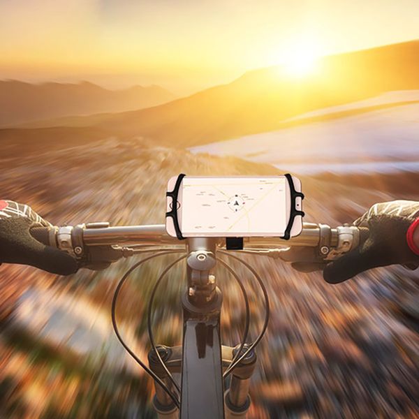 

silicone phone bracket for xiaomi m365 electric scooter accessories soft 360 rotation motorcycle bike handlebar phone holder