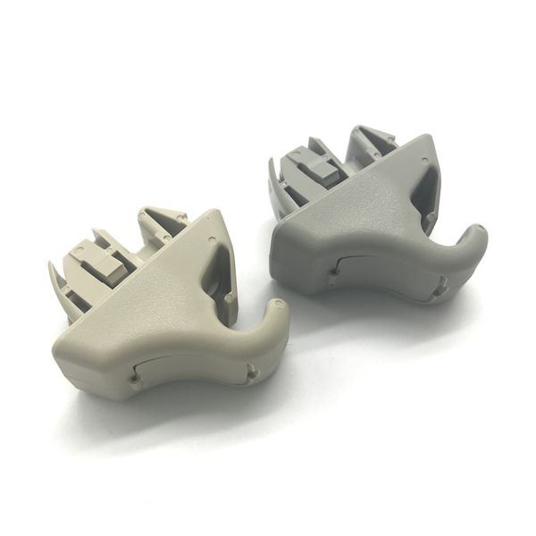 

gray or beige car sun visor hook clip bracket for mitsubishi pajero montero 3 2000-2006 v73 v77 v93 v97 mr779704 mr779705