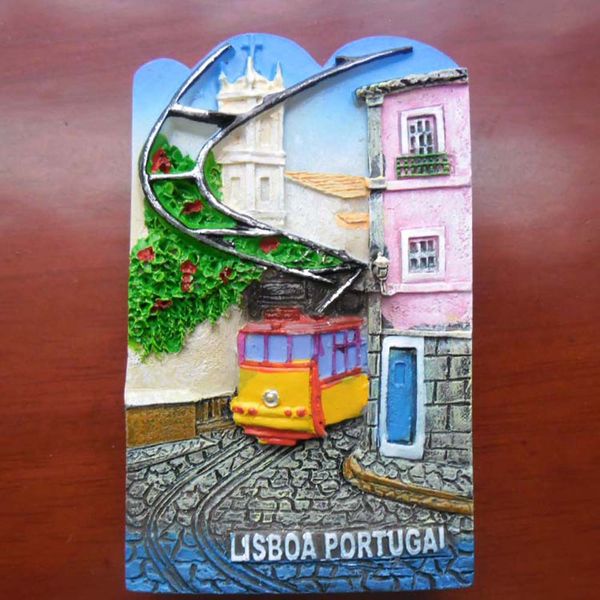 

lychee portugal fridge magnets lisbon landscape refrigerator magnetic sticker home decoration travel souvenirs