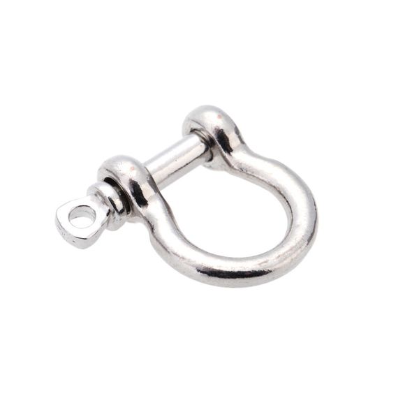 

d bow stainless steel adjustable 550 paracord parachute cord lanyard survive bracelet shackle buckle accessory