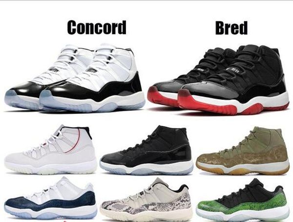 

2019 concord high 45 11 xi 11s cap and gown prm heiress gym red chicago platinum tint space jams mens basketball shoes sneakers