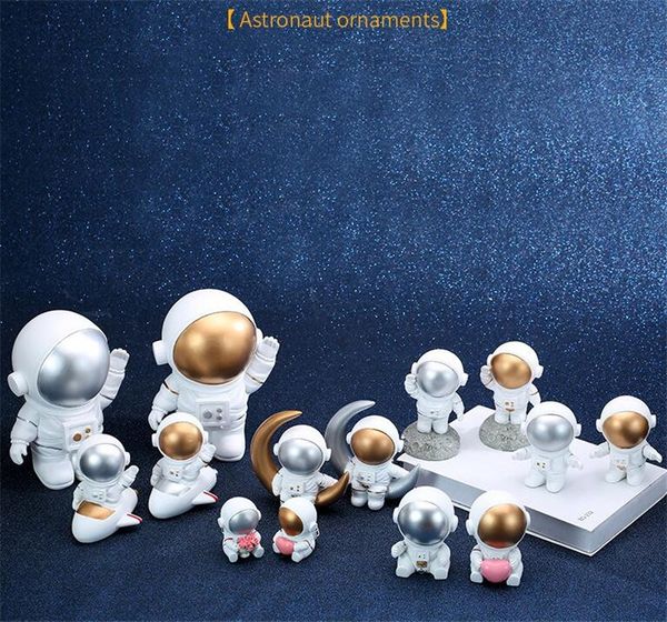 

wholesale] 10pcs creative car ornaments astronaut spaceman model auto decoration accessories modern simplicity furnishing