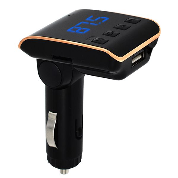 

soonhua mp3 player car fm transmitter kit mp3 players 87.5-108.0mhz bt hands-call usb fast charging support tf card