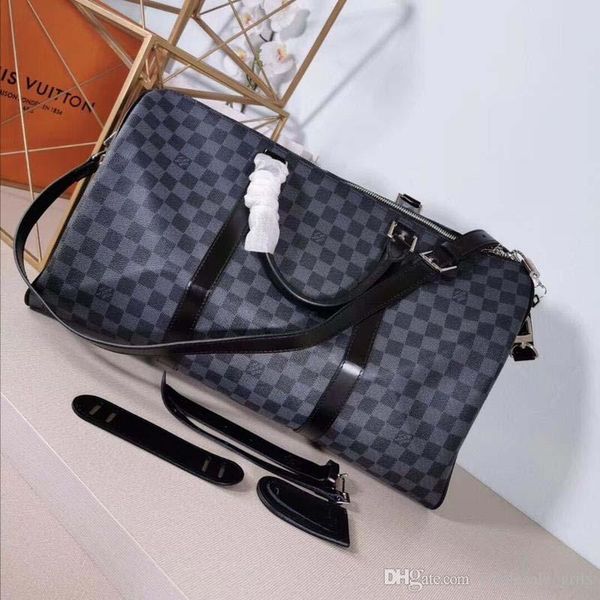 

camo luxury и модный бренд keepall bandouliere duffle camouflage hand boston bag red m41416 bandouliere мужская и женская спортивная сумка a, Blue;gray