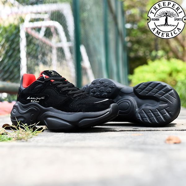 

2020 3m reflective treeperi fashion chunky 4.0 sport casual shoes black red grey metallic silver obsidian green men women designer sneakers