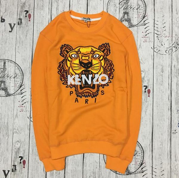 

2020 новое прибытие верхнего качества мужская одежда tiger eyes для печати вышивка street толстовки длинные рукава фуфайки, Black