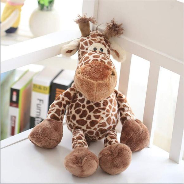 

cute 25cm big giraffe lovely plush stuffed animal deer doll toys for kids christmas gifts ing