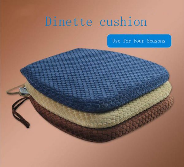 

new slow rebound memory foam cushions office chair car seat cushion dining chair cushion hip pad 44x41x31x4 cm 3colors